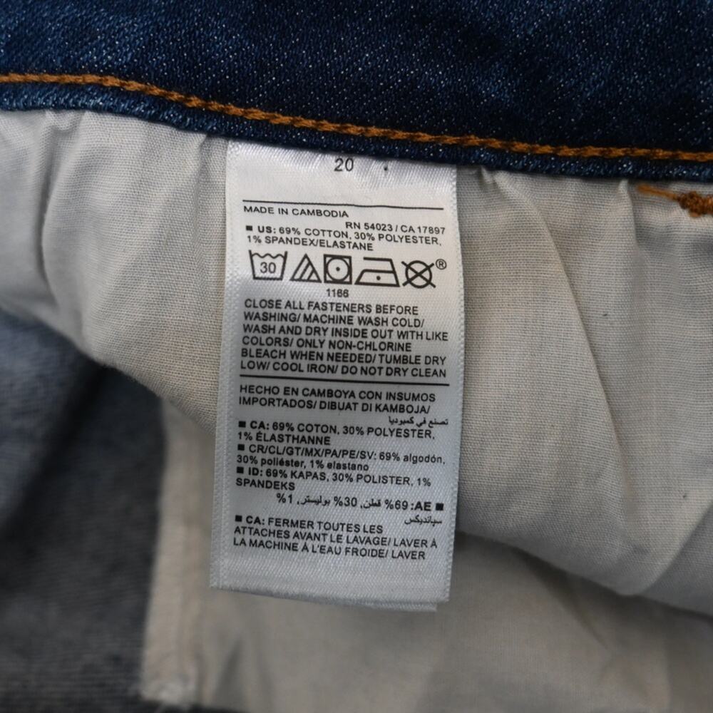 Old Navy Women's 20 Mid Rise Power Slim Straight Jean - Picture 10 of 10